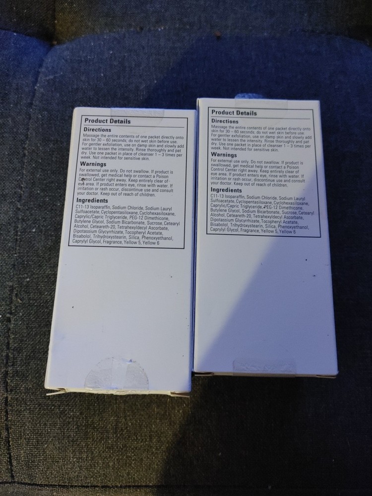 Rodan + Fields Enhancements Micro-dermabrasion Paste 10 Packets New In Box X2