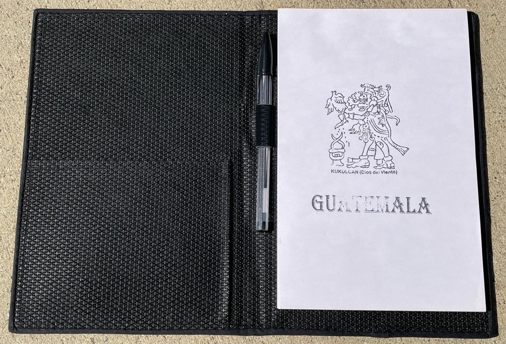 Guatemalan Tapestry Notebooks Red/Blue Multicolor with Removeable Covers