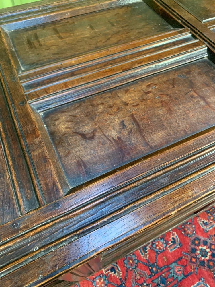 Antique oak coffer