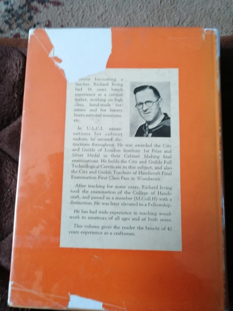 Woodwork Step by Step (Richard Irving - 1959) Hardback FREEPOST
