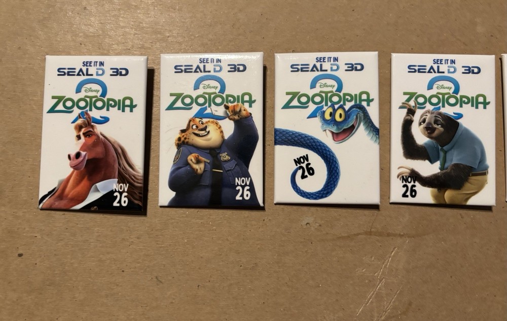 ZOOTOPIA 2 Character Pin’s - FULL SET ! RARE !