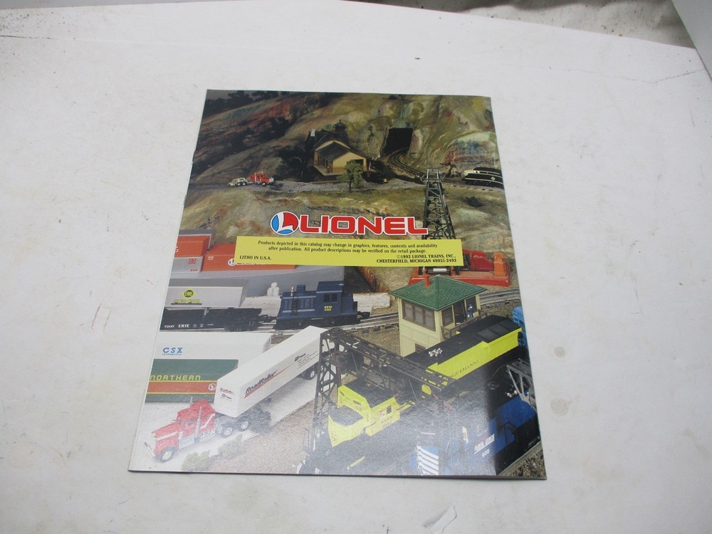 Lionel Catalog 1993 Book One