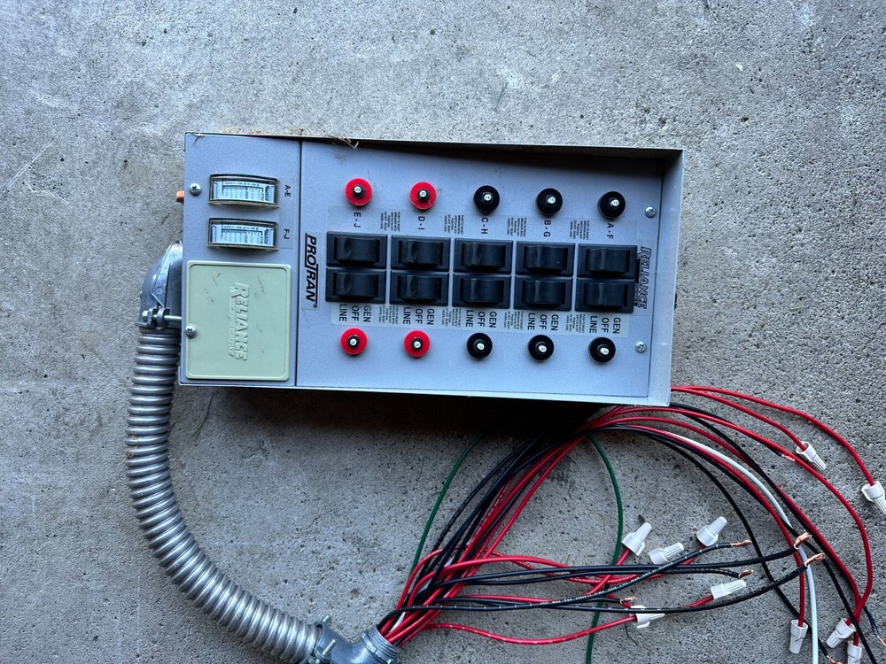 Reliance Pro/Tran 31410C Manual Transfer Switch