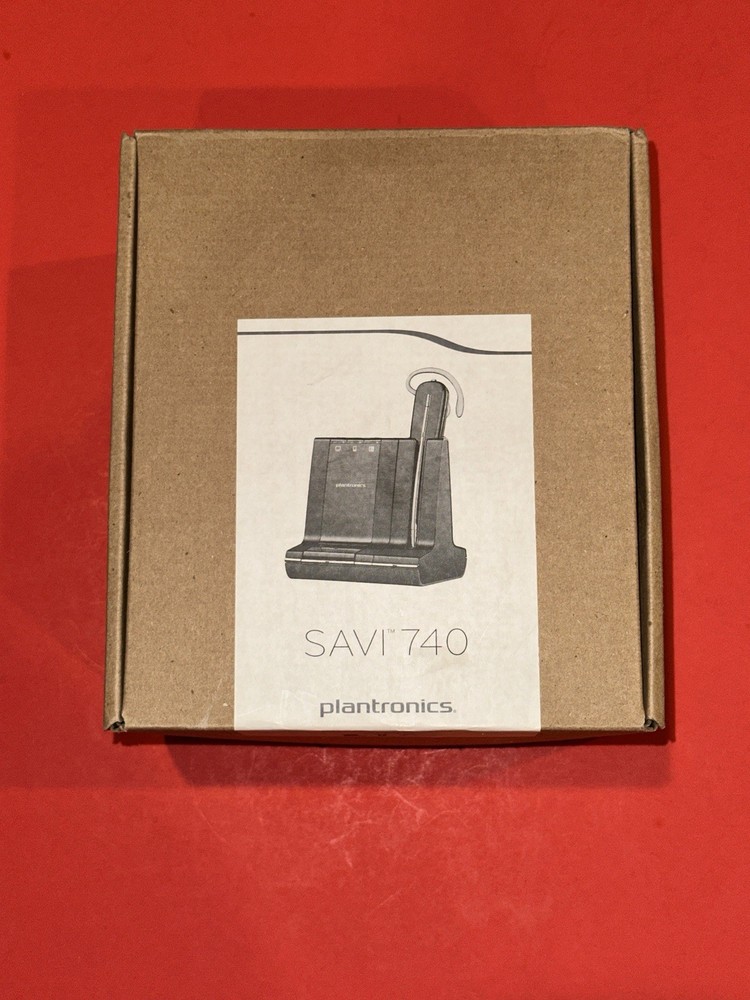 Plantronics W740 Savi 3 In 1 Multi-Device Wireless Bluetooth Headset System READ