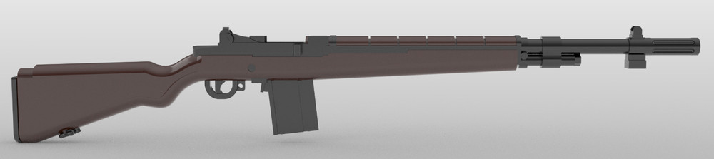 1/18 Scale Battleground M-14 Rifle