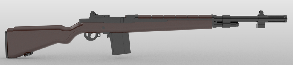 1/18 Scale Battleground M-14 Rifle