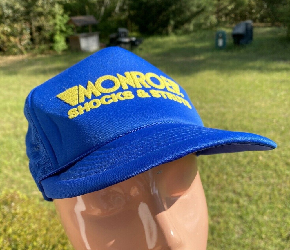 Vintage MONROE SHOCKS & STRUTS Snapback Trucker Mesh Cap - VG