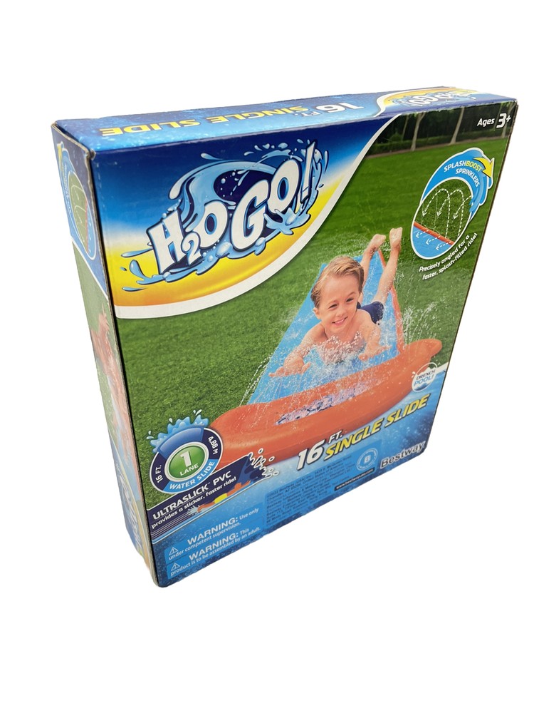 H20 GO! 16 Ft Single Water Slide Age 3+