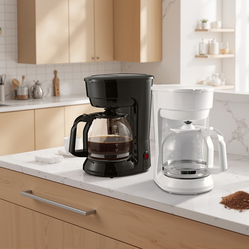 12 Cup Drip Coffee Maker Removable Filter Auto Keep Warm Indicator Light New