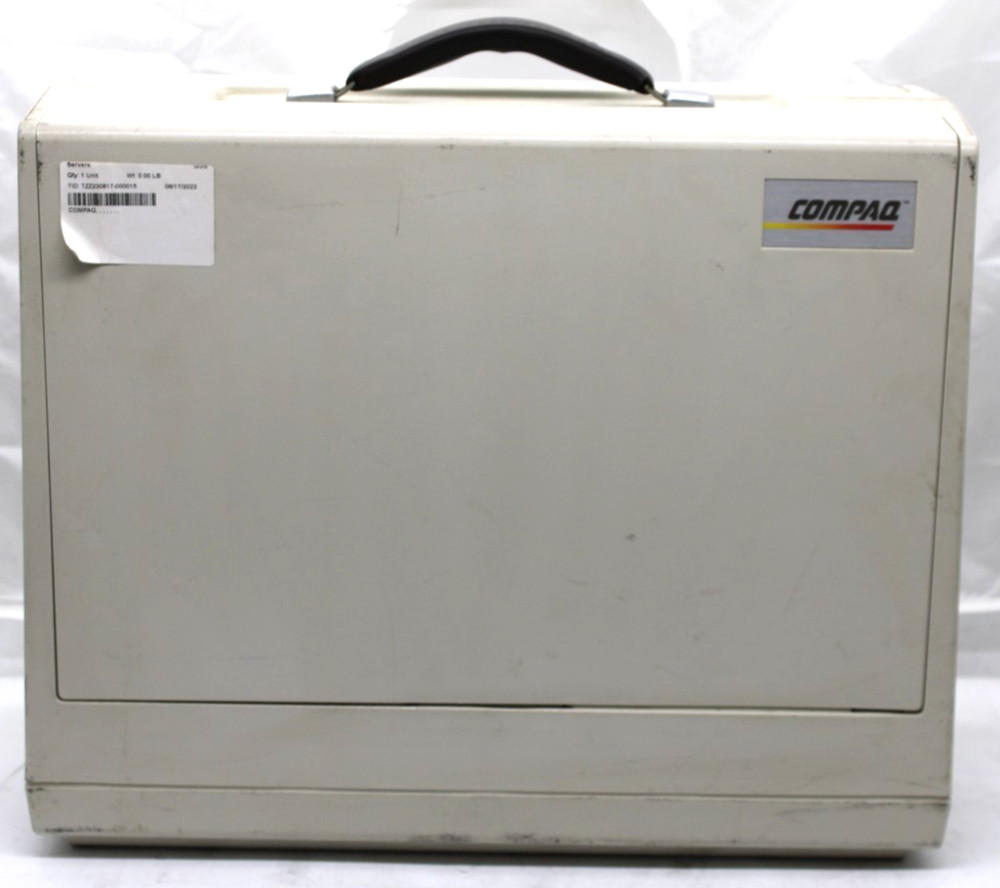 COMPAQ Plus Vintage Personal Portable Desktop Computer - Powers-On