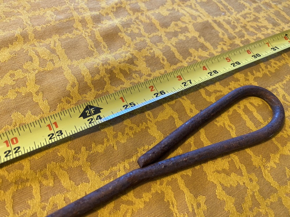 Vintage Camping Cooking Fork 29” Hot Dogs Marshmallow Primitive Blacksmith Tool