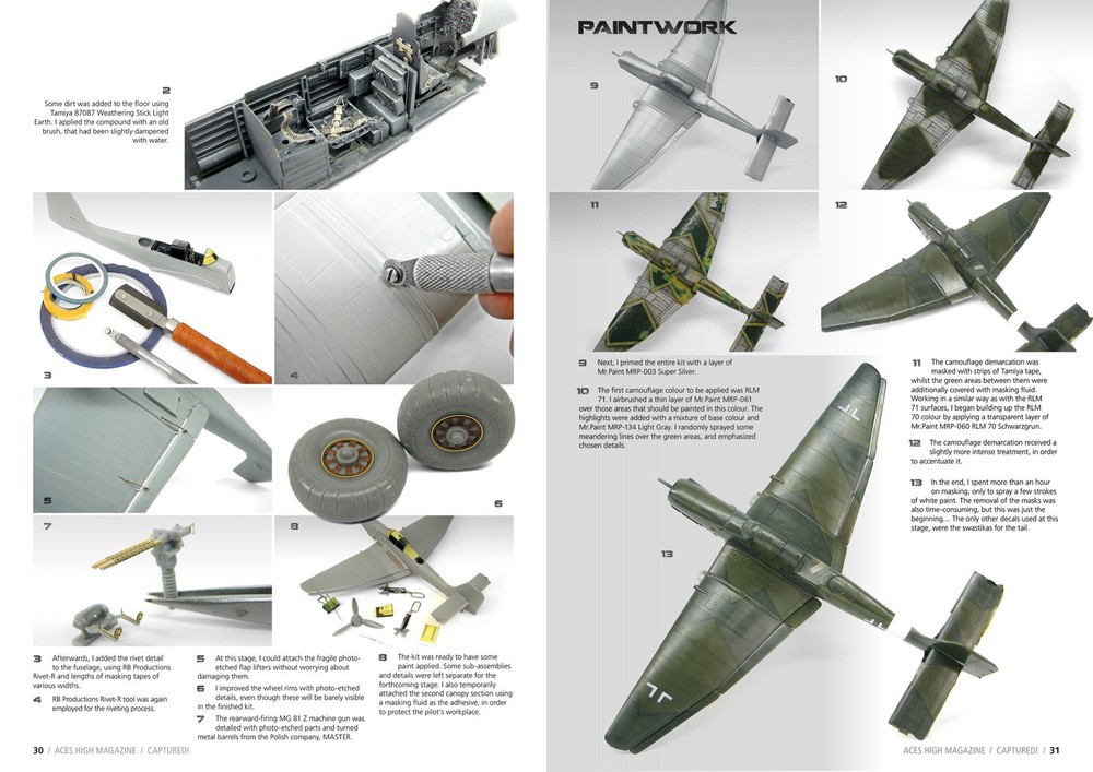 AK Interactive ACES HIGH MAGAZINE ISSUE 08 CAPTURED! - AK2914