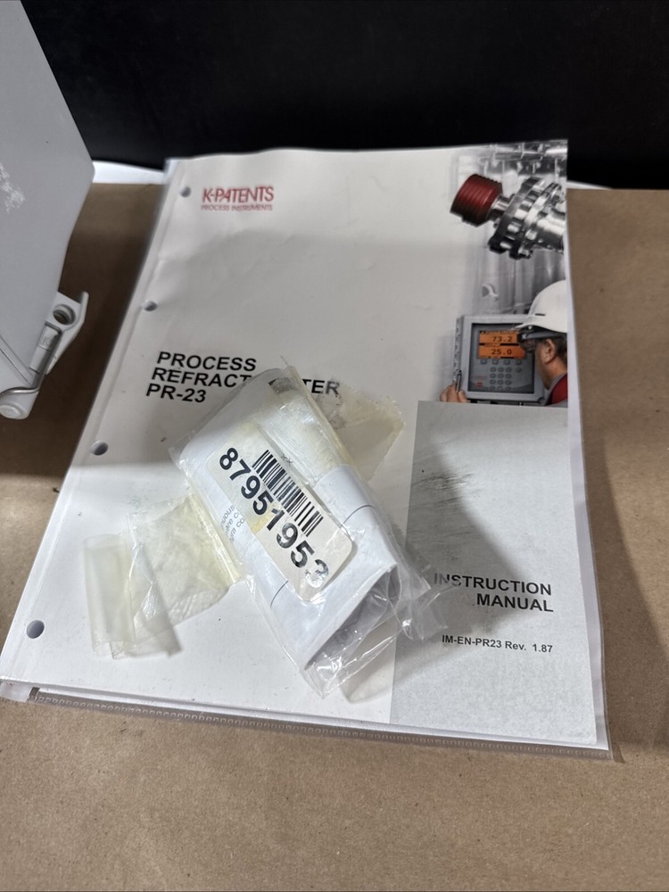 K-Patents Process Instruments Process Refractometer System STR-U-GP-DC 🇺🇸