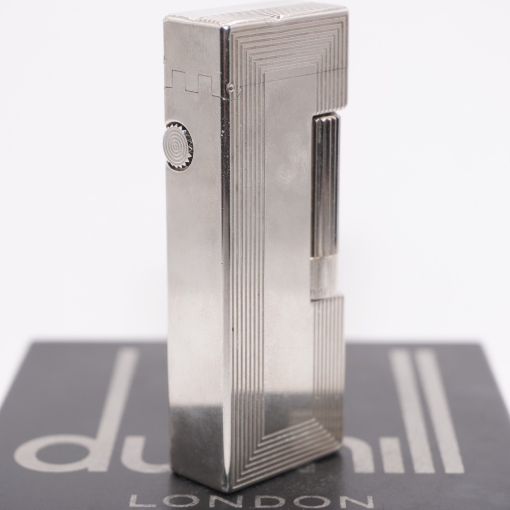 Dunhill Lighter Palladium _Ultrasonically cleaned _Working