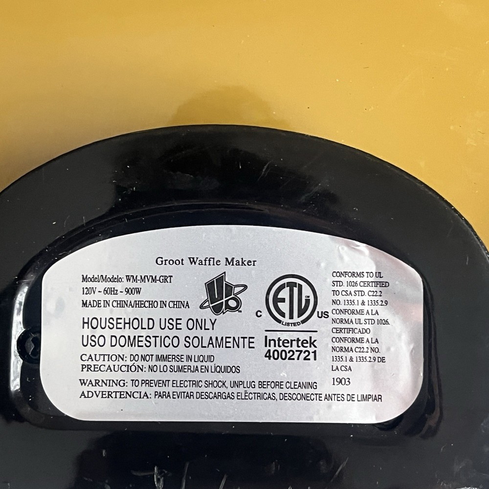 Marvel Groot Waffle Maker & Nostalgia Red Donut Hole Cake Pop Baker Bundle Set