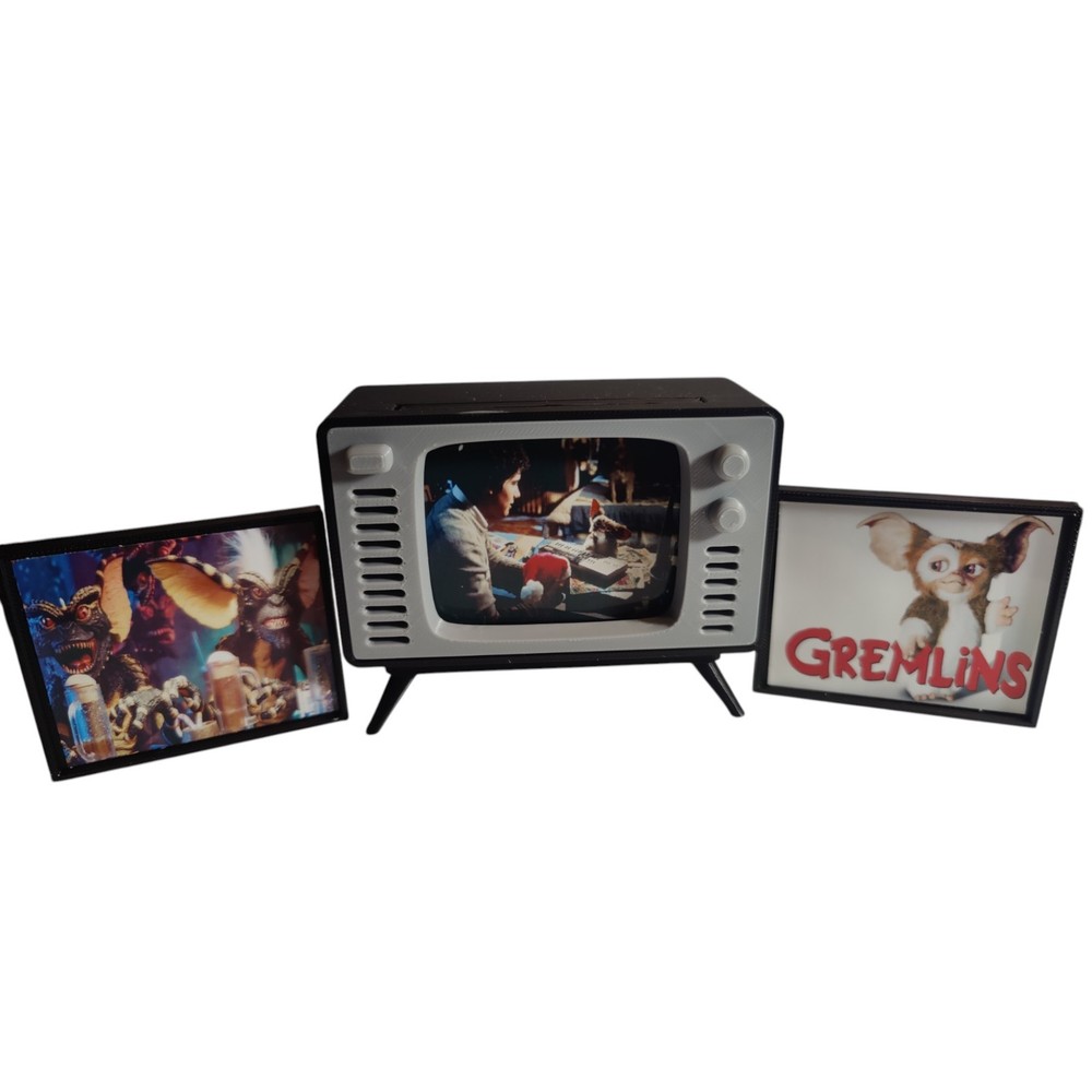 GREMLINS 3d Print Horror TV Set