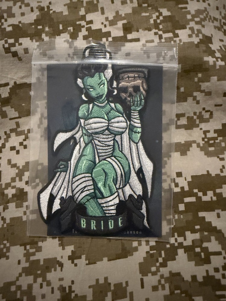 The Grumpy Pencil BRRIDE Pin Up Patch