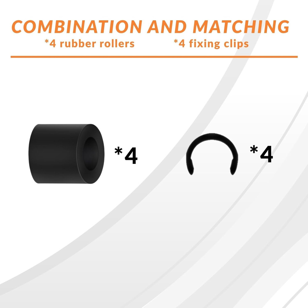 Replacement Spare Rubber Rollers for Cricut Joy and Rubber Roller Resolution, Ke