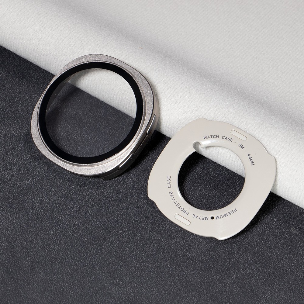For Samsung Galaxy Watch 8 Scratch Resistant Alloy Case with Screen Protector