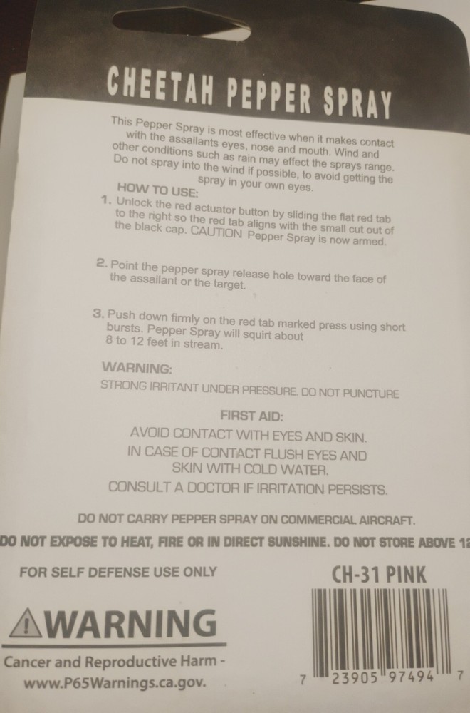 Pepper spray - Hot Pink
