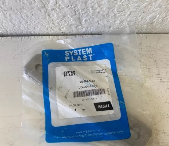 System Plast VG-204-A14-S Stainless Steel Adjustable Support Bar