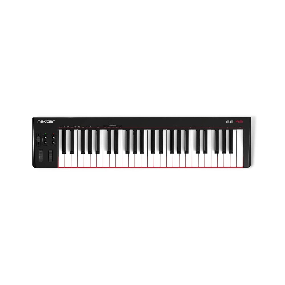 Nektar, 49-Key Midi Controller (SE49),Black white Grey and M-Audio SP-2 - Uni...
