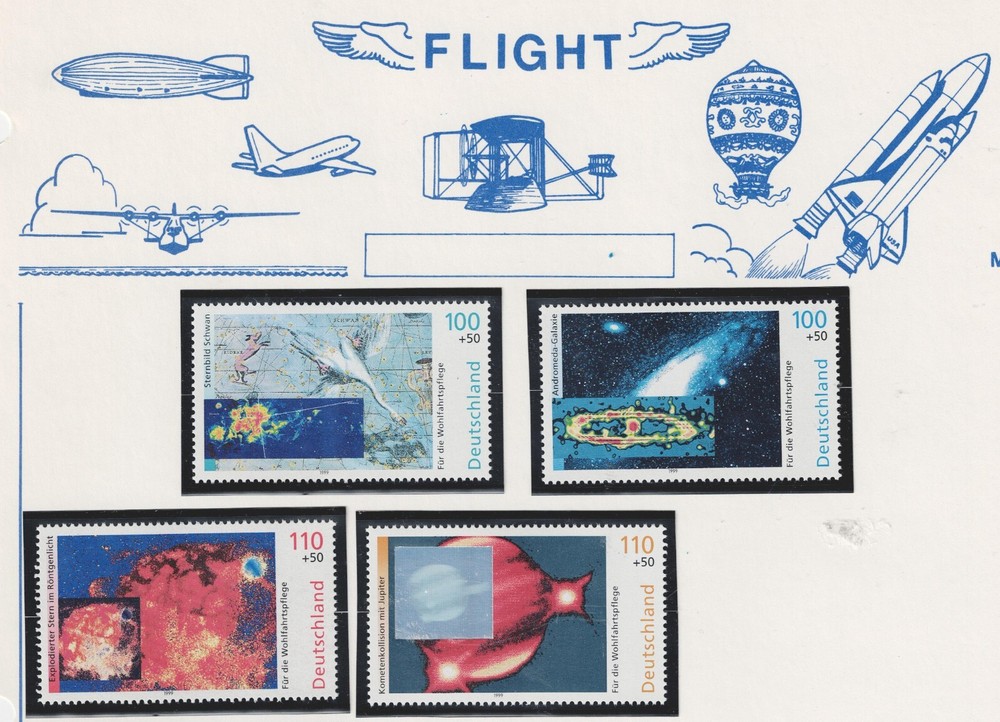 Germany Space Astronomy set 1999 MNH GER