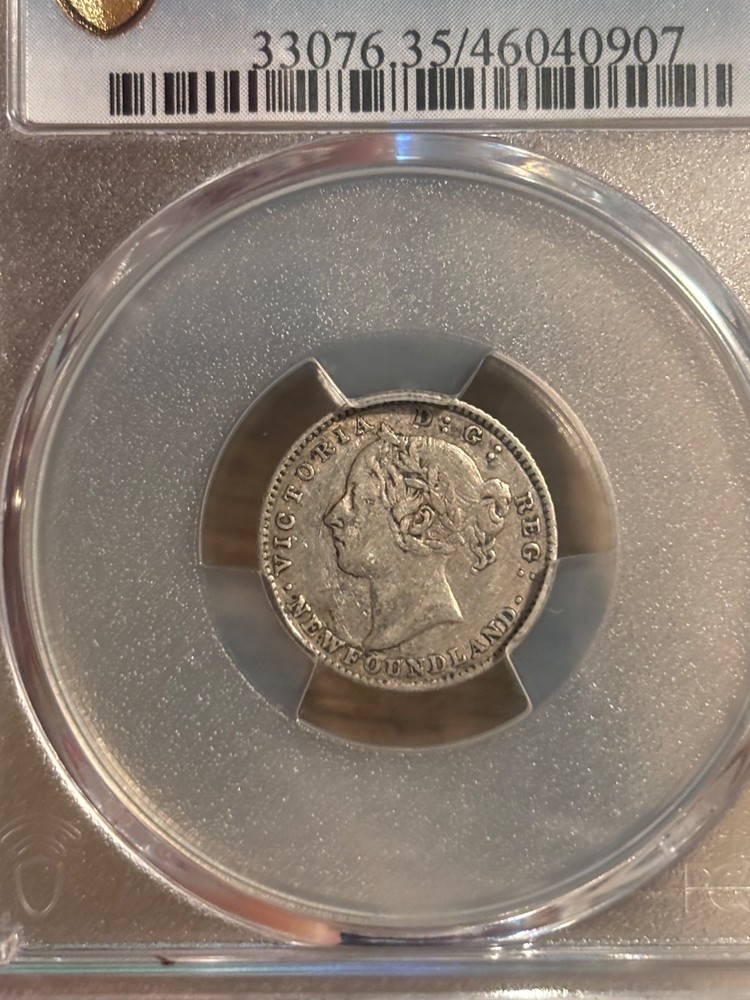 Newfoundland 10 Cent 1890 PCGS Graded - VF35
