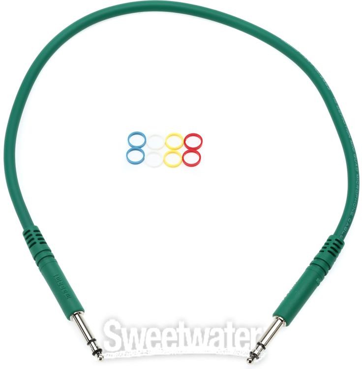 Mogami PJM 1205 Bantam 12" TT Patch Cable - Green