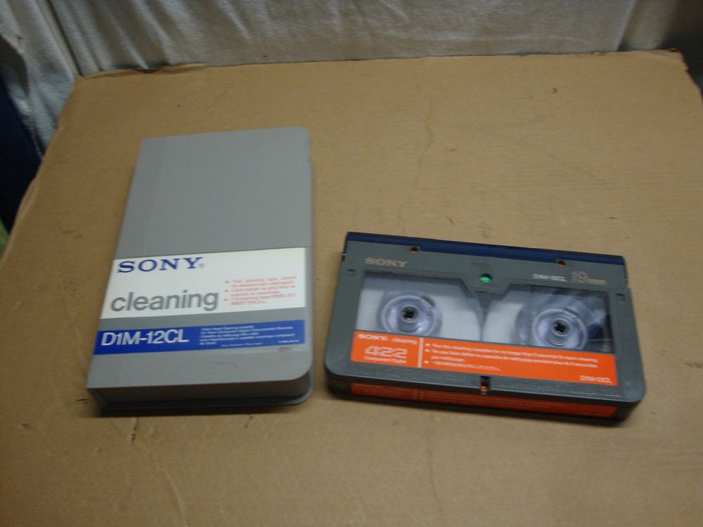 Sony D1M-12CL  4:2:2 Component Digital Cleaning Tape