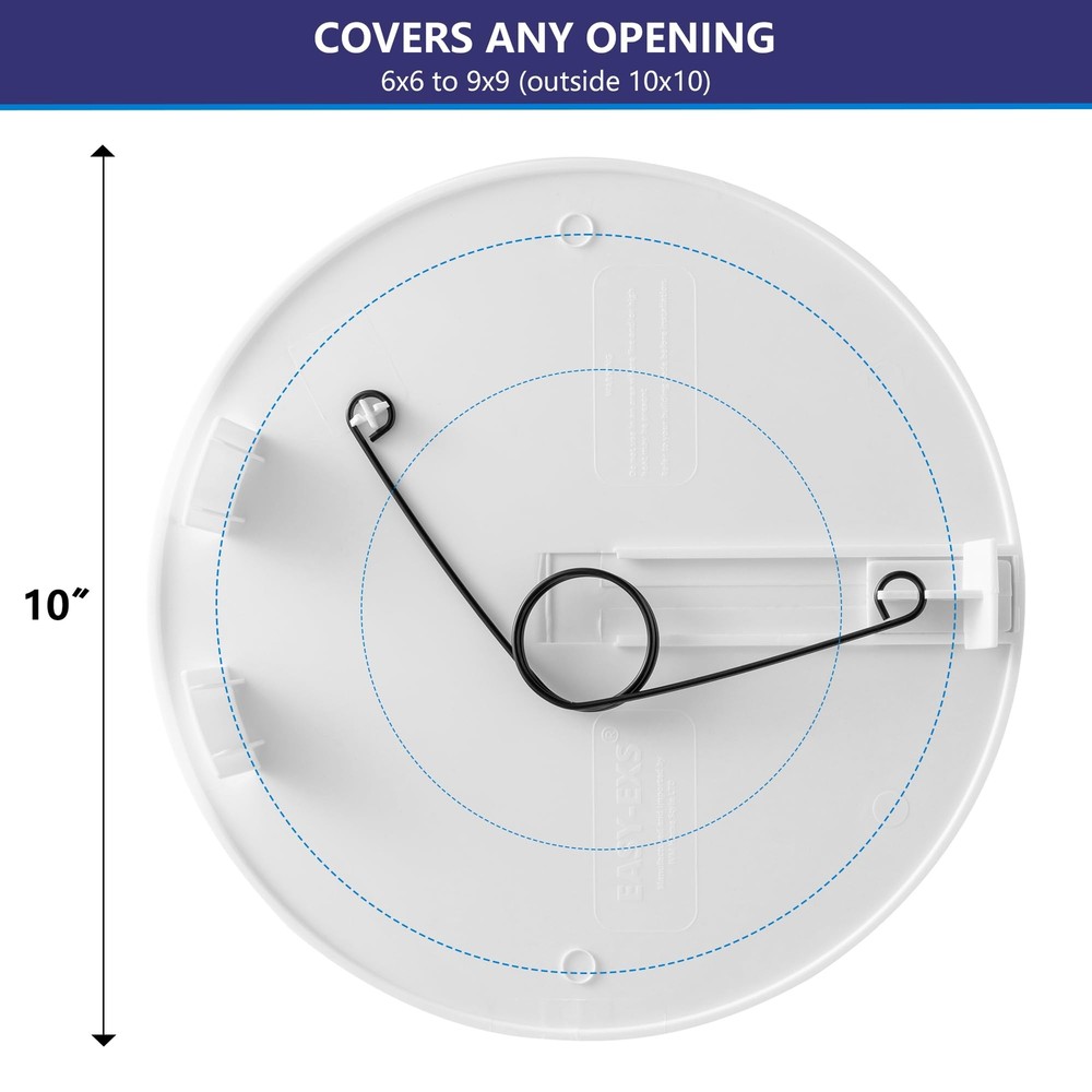10" Round Access Panel for Ceiling and Wall - Adjustable from 6 to 9 inches -...