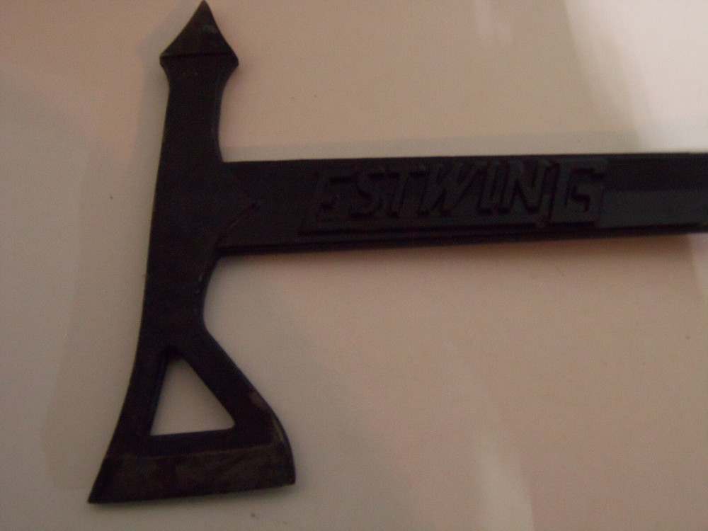 Estwing Black Tomahawk Tactical Fixed Ax Head Rubber USA Handle Strong Axe