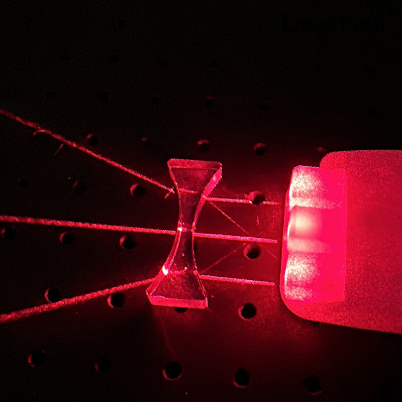 6PC Optical Plastic Prism for Teaching Physics Principle Light Experiment