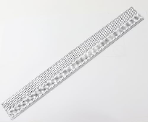 18" Gridding Scale Clear Acrylic Ruler cm & inch Tailoring Pattern Drafting Tool