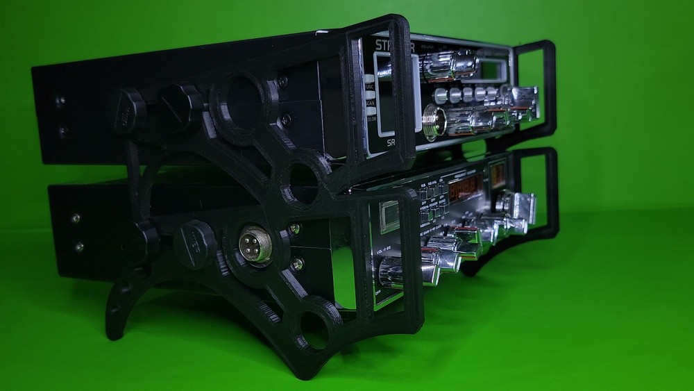 CB RADIO HANDLE STAND (DUAL) FOR VARIOUS MODELS