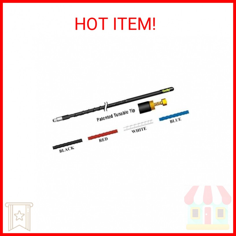 FireStik FL3-B Three Foot FireFly Antenna With Tuneable Tip (Black)