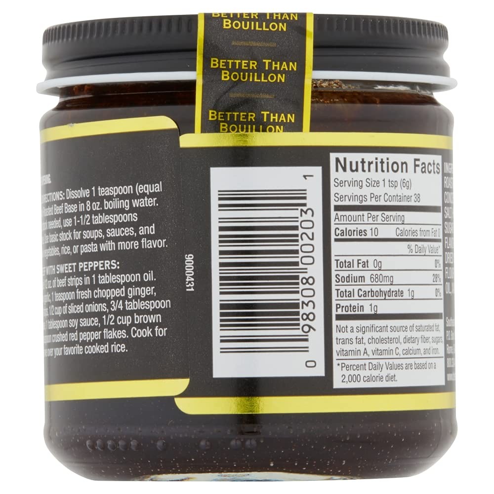 Better Than Bouillon Premium Roasted Beef Base - 8 OZ Jar (Single)