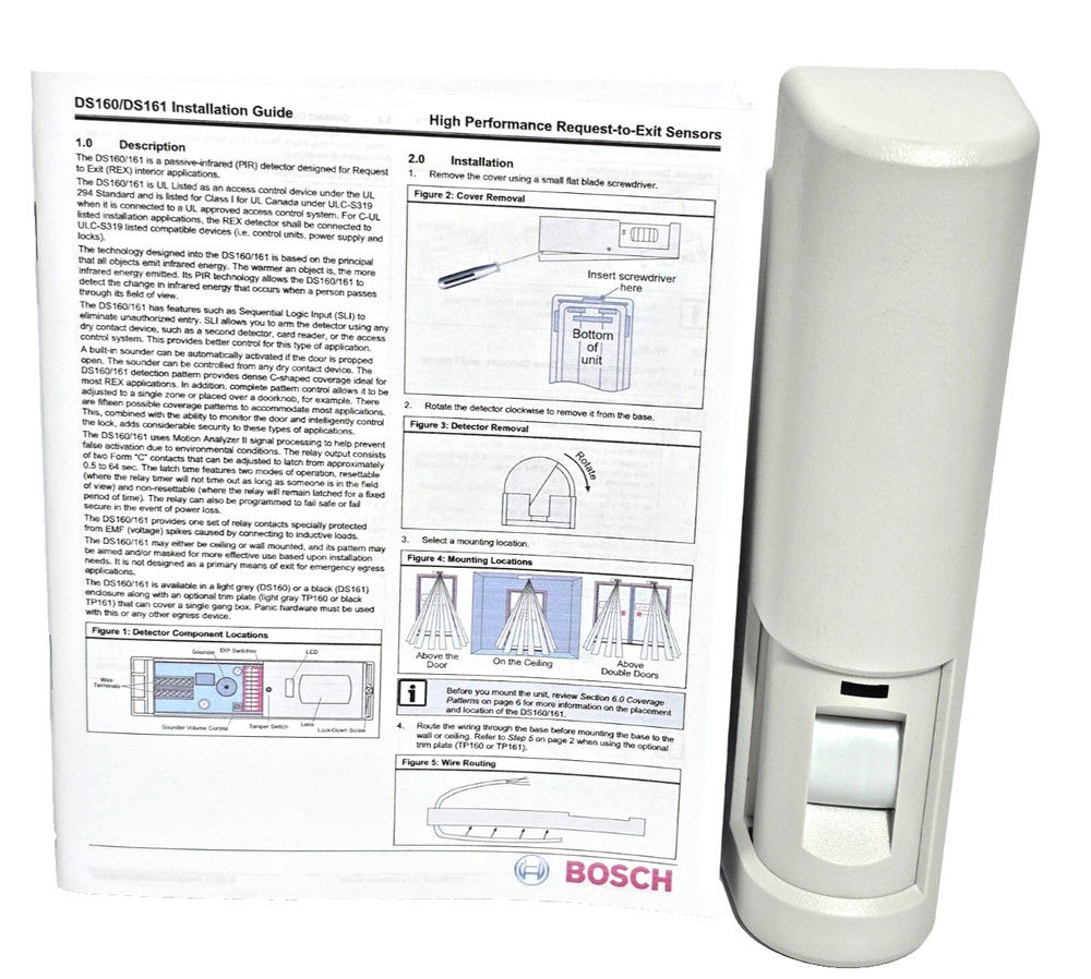 BOSCH DS160 High Performance Request To Exit PIR Motion Sensor
