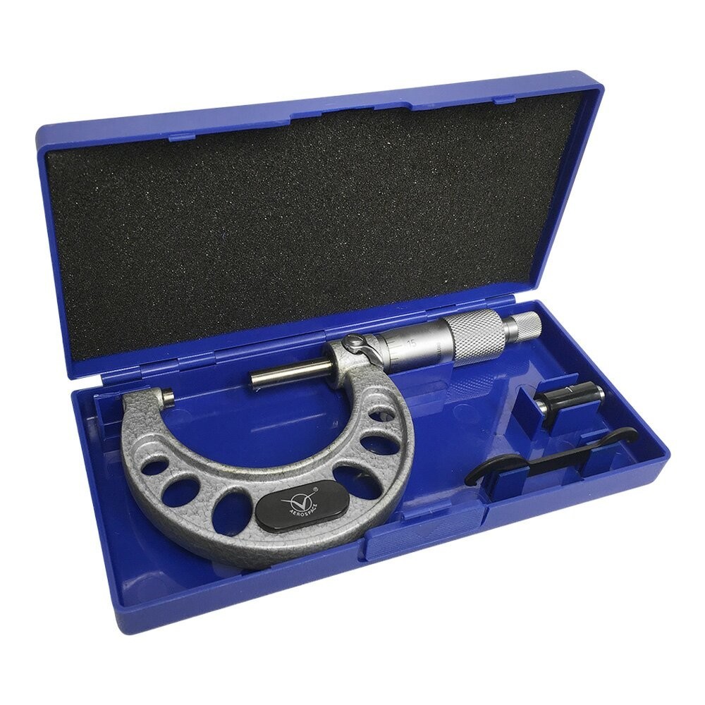 SNK Style Outside Micrometer 1-2 Inch Ratchet Stop Solid Metal Frame