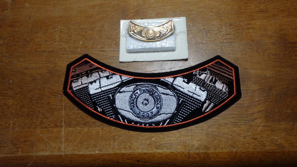 HARLEY DAVIDSON MOTORCYCLE OWNERS GROUP 2007 HOG PATCH PIN  BX A 59