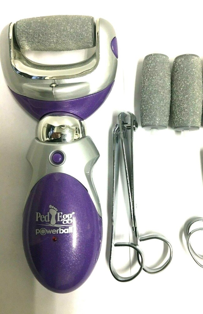 Callus Remover rechargeable Ped Egg Power Ball  +2 extra rollers