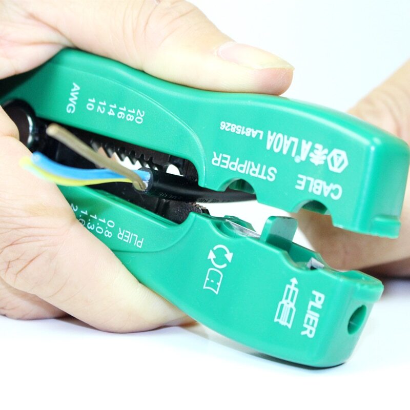 Multifunction Wire Cutter Cable Stripper Line Wire Stripping Crimp Tool