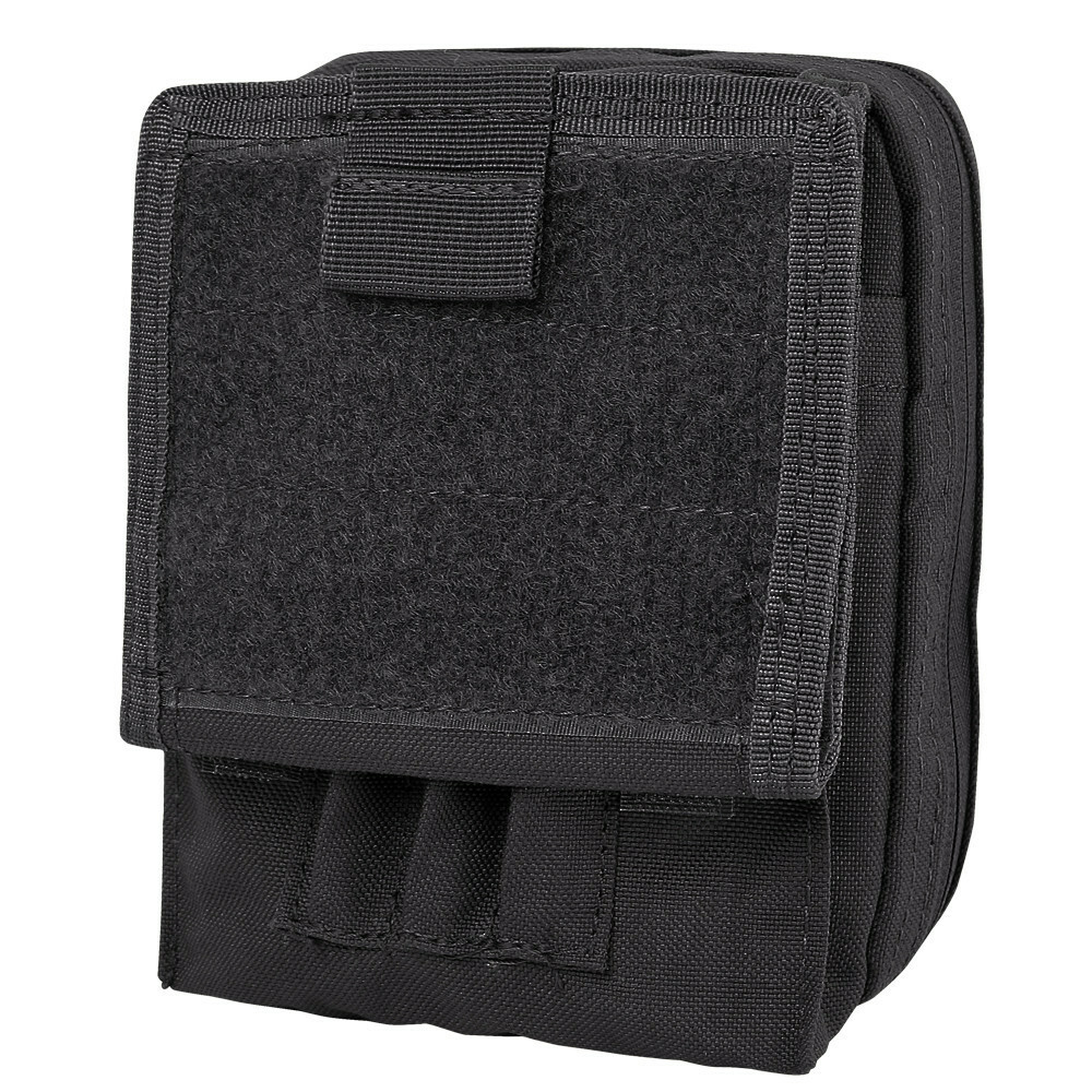 MOLLE Map Pouch Document ID Chart Clear Cover Case Carrier - BLACK