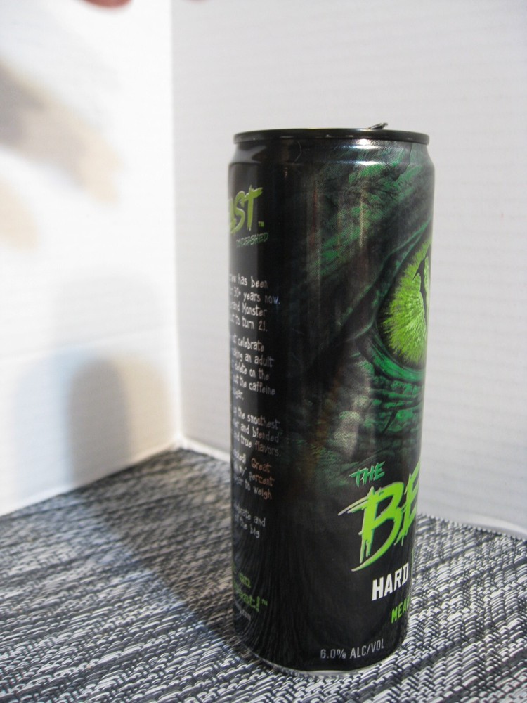 Monster EMPTY Can - 12 oz. HARD Beast Unleashed - Mean Green - 2023