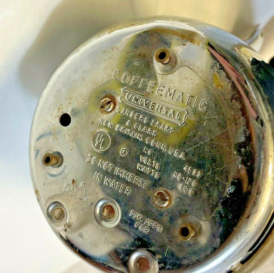 Vintage Universal Coffeematic 4500 Electric Coffee Maker Percolator