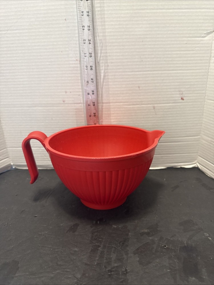 Nordic Ware Better Batter Bowl, Red,10 Cups Used