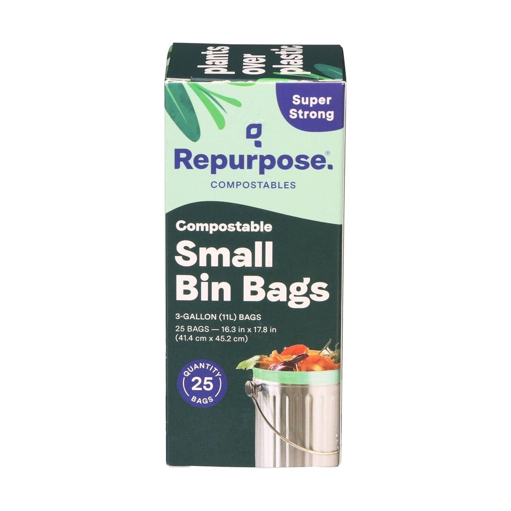 Repurpose Compostables Repurpose 3 Gallon, 11 Liter Super Strong, Small Composta