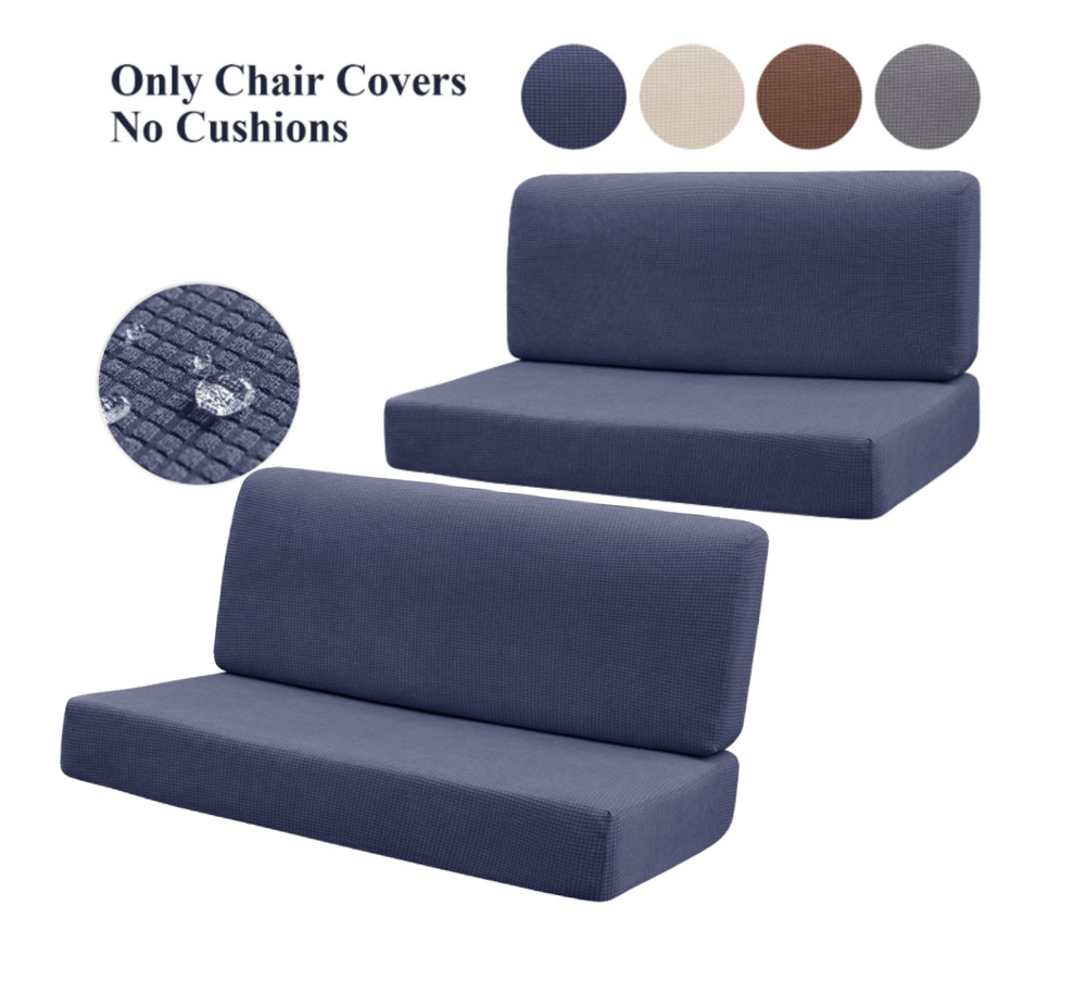 4PCS Waterproof RV Sofa Cushion Covers Stretch Camper Couch Protector Slipcovers