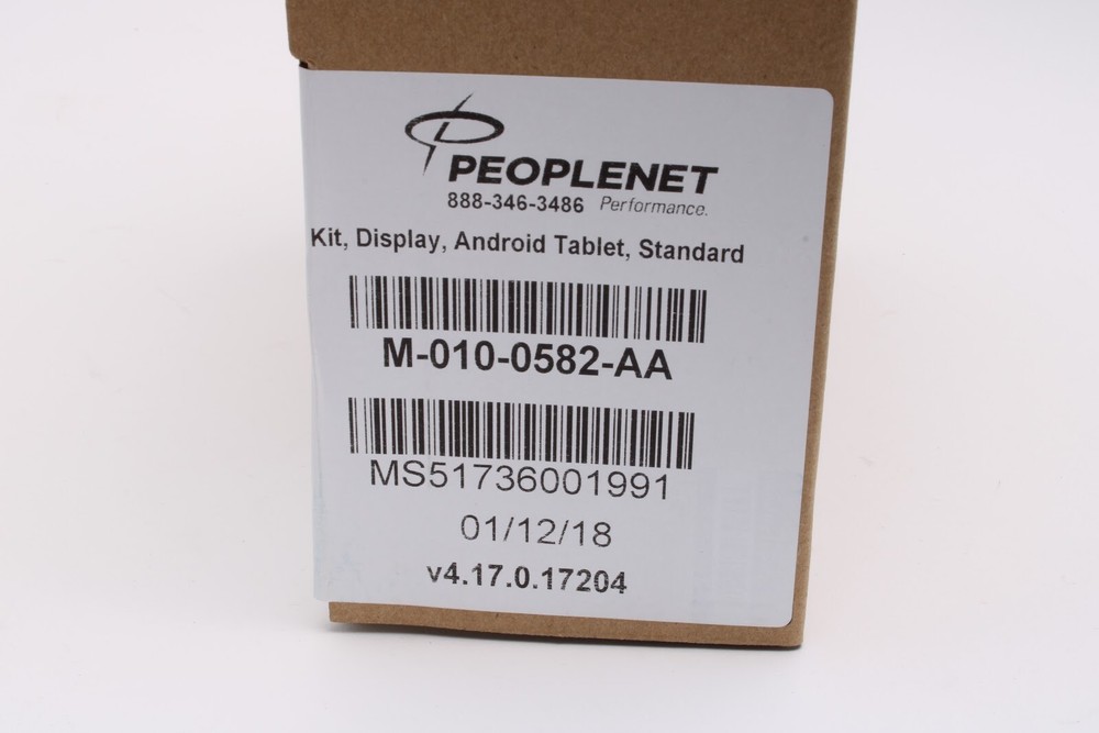 Peoplenet Performance M-010-0582-AA Kit,Display,Android Tablet, Standard - NEW