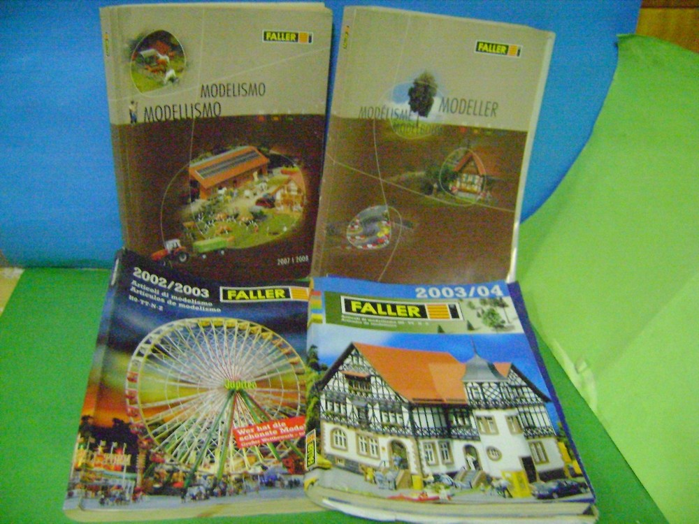 FALLER GENERAL CATALOG VARIOUS YEARS NEVER USED.